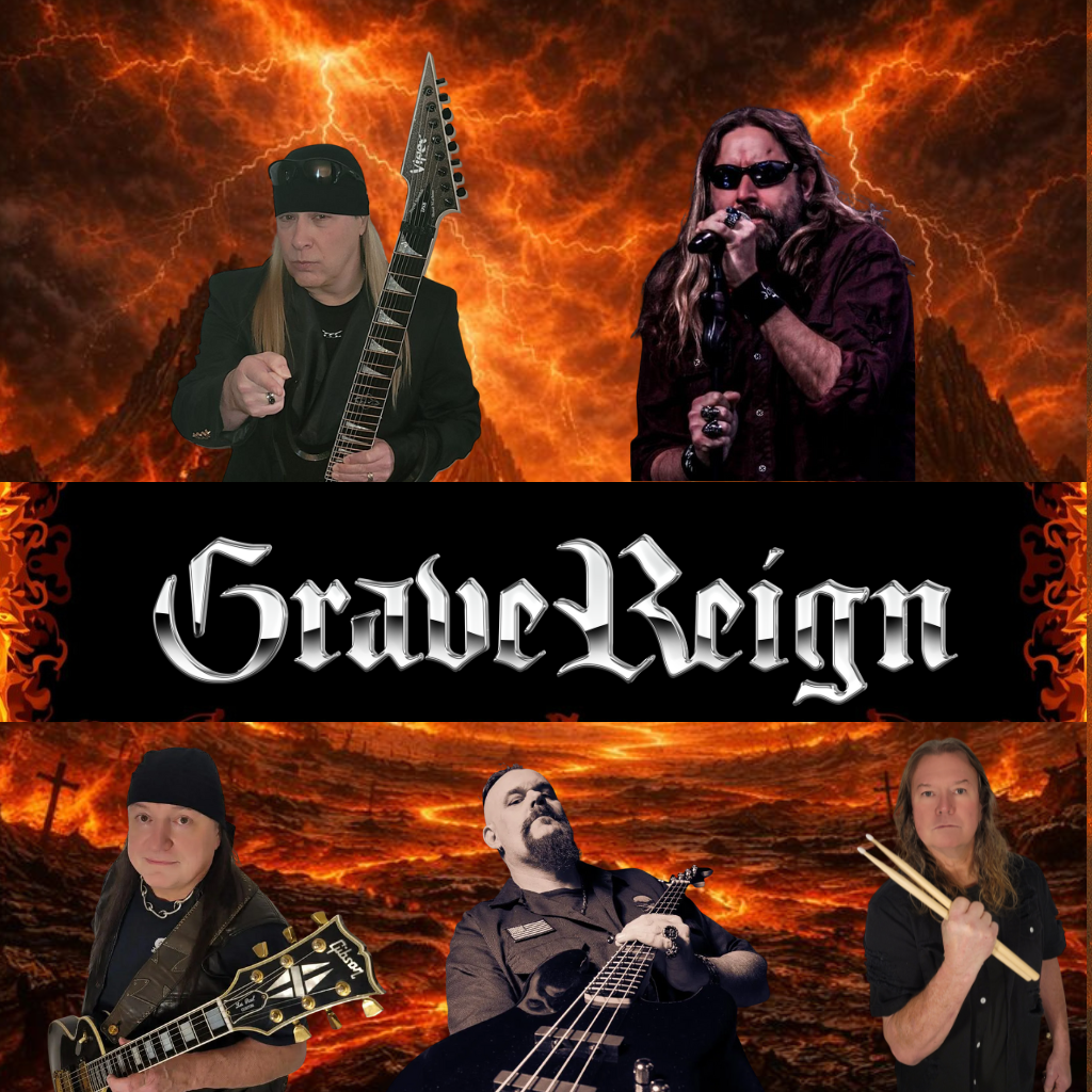 GraveReign Band Photo Hellscape Black Logo (1)